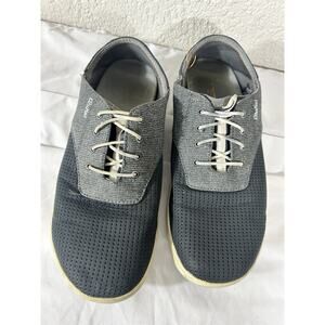 OluKai Nohea Moku Men's No-Tie Boat Shoes Size US Sz 9 Grey Mesh Comfort